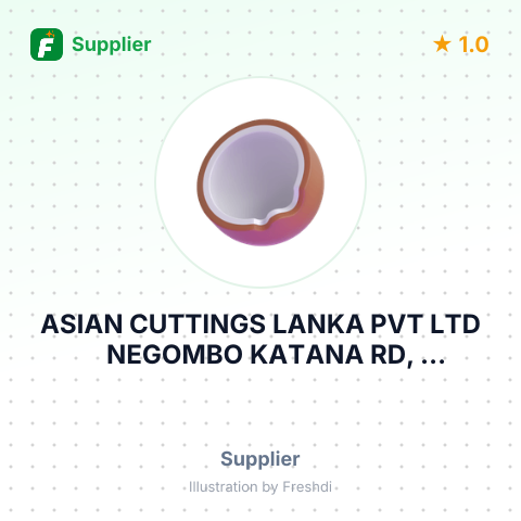 ASIAN CUTTINGS LANKA PVT LTD NEGOMBO KATANA RD, KANDAWALA,KATANA – summary card, no photo uploaded yet