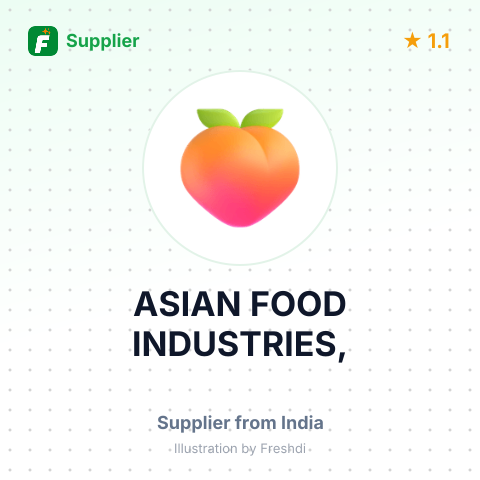 ASIAN FOOD INDUSTRIES, – summary card, no photo uploaded yet