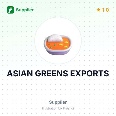 ASIAN GREENS EXPORTS – summary card, no photo uploaded yet
