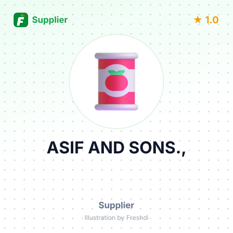 ASIF AND SONS., – summary card, no photo uploaded yet