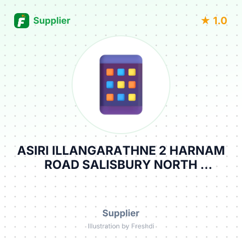 ASIRI ILLANGARATHNE 2 HARNAM ROAD SALISBURY NORTH AUSTRALIYA – summary card, no photo uploaded yet