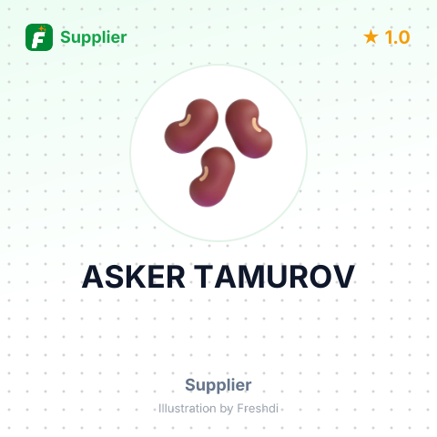ASKER TAMUROV – summary card, no photo uploaded yet