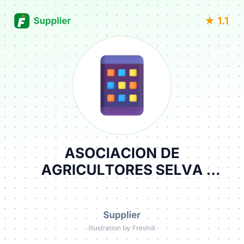 ASOCIACION DE AGRICULTORES SELVA ORGANIC – summary card, no photo uploaded yet