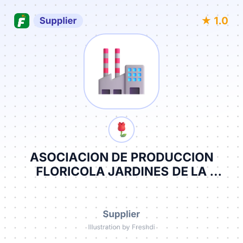 ASOCIACION DE PRODUCCION FLORICOLA JARDINES DE LA ESPERANZA ASOJARDES – summary card, no photo uploaded yet