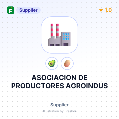 ASOCIACION DE PRODUCTORES AGROINDUS – summary card, no photo uploaded yet