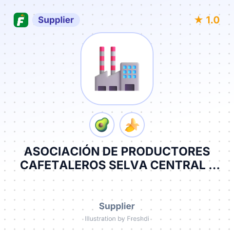 ASOCIACIÓN DE PRODUCTORES CAFETALEROS SELVA CENTRAL - APROSELVA – summary card, no photo uploaded yet