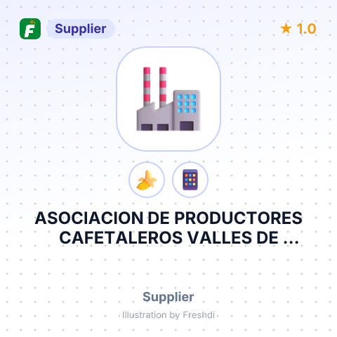 ASOCIACION DE PRODUCTORES CAFETALEROS VALLES DE CAJAMARCA – summary card, no photo uploaded yet