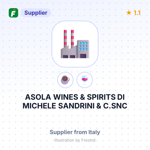 ASOLA WINES & SPIRITS DI MICHELE SANDRINI & C.SNC – summary card, no photo uploaded yet
