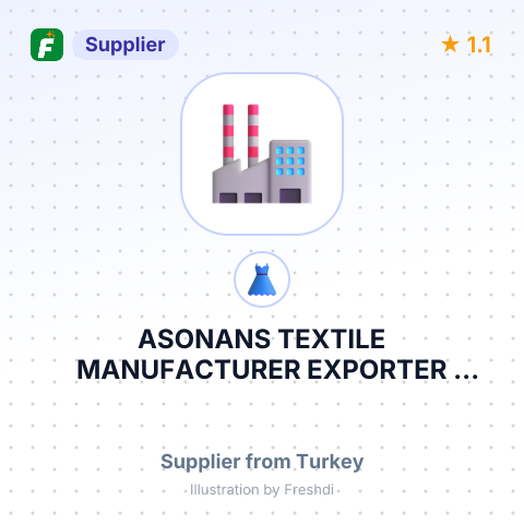 ASONANS TEXTILE MANUFACTURER EXPORTER IMPORTER ... – summary card, no photo uploaded yet
