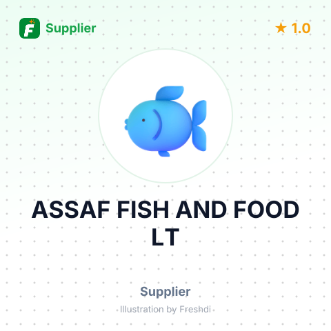 ASSAF FISH AND FOOD LT – summary card, no photo uploaded yet