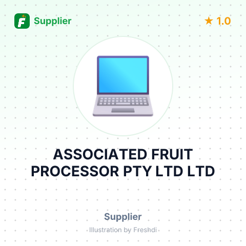 ASSOCIATED FRUIT PROCESSOR PTY LTD LTD – summary card, no photo uploaded yet