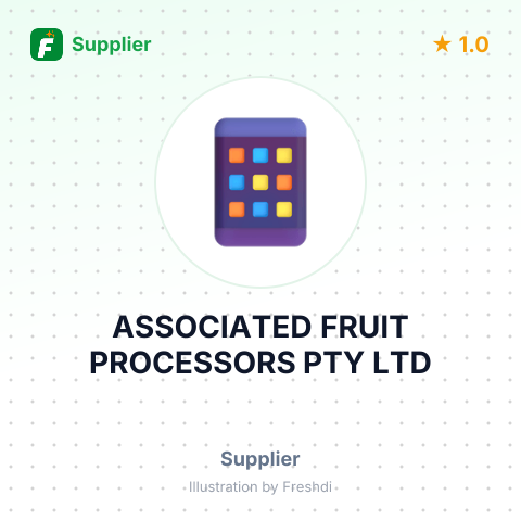 ASSOCIATED FRUIT PROCESSORS PTY LTD – summary card, no photo uploaded yet