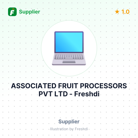 ASSOCIATED FRUIT PROCESSORS PVT LTD – summary card, no photo uploaded yet