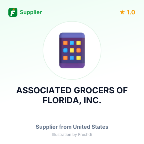 ASSOCIATED GROCERS OF FLORIDA, INC. – summary card, no photo uploaded yet