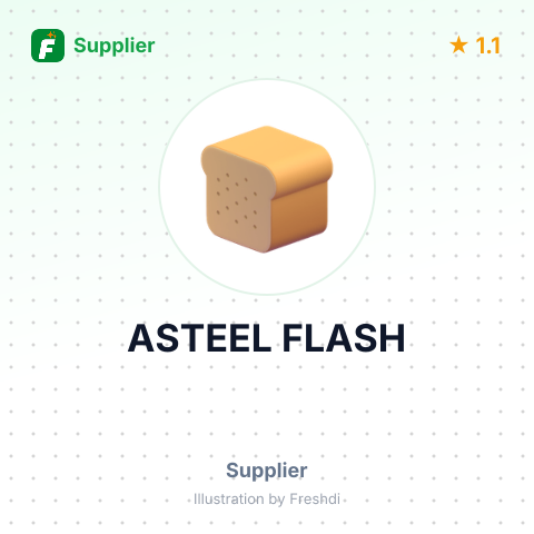 ASTEEL FLASH – summary card, no photo uploaded yet