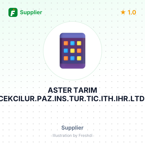 ASTER TARIM CICEKCILUR.PAZ.INS.TUR.TIC.ITH.IHR.LTD.S. – summary card, no photo uploaded yet