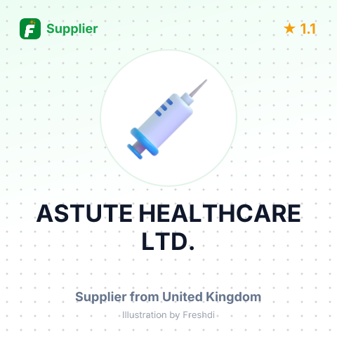 ASTUTE HEALTHCARE LTD. – summary card, no photo uploaded yet