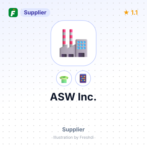 ASW Inc. – summary card, no photo uploaded yet