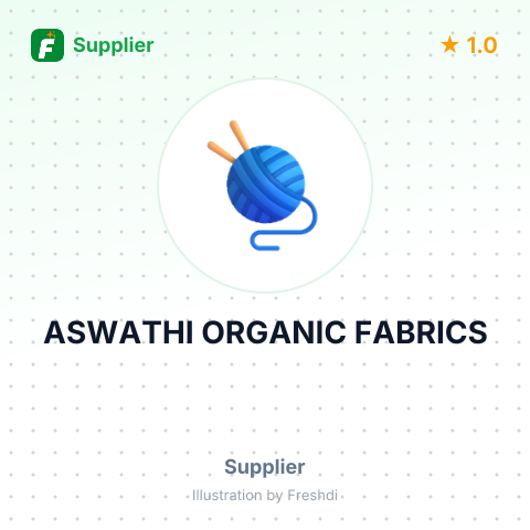 ASWATHI ORGANIC FABRICS – summary card, no photo uploaded yet