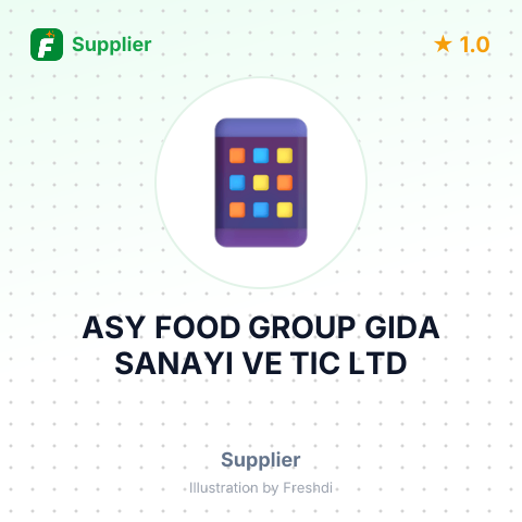ASY FOOD GROUP GIDA SANAYI VE TIC LTD – summary card, no photo uploaded yet