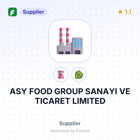 ASY FOOD GROUP SANAYI VE TICARET LIMITED – summary card, no photo uploaded yet
