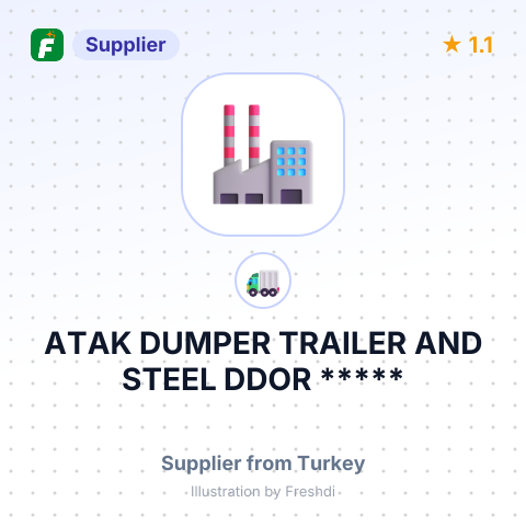 ATAK DUMPER TRAILER AND STEEL DDOR ***** – summary card, no photo uploaded yet