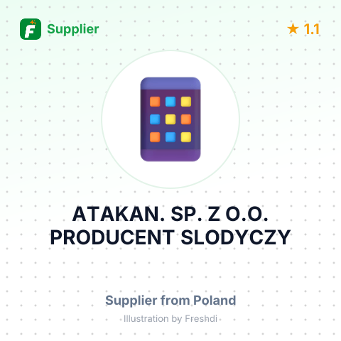 ATAKAN. SP. Z O.O. PRODUCENT SLODYCZY – summary card, no photo uploaded yet