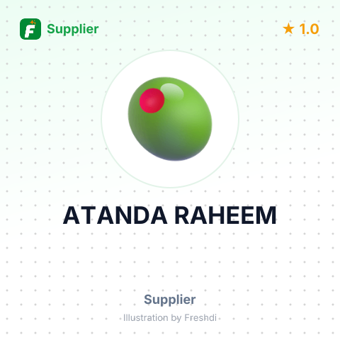 ATANDA RAHEEM – summary card, no photo uploaded yet