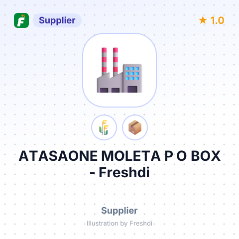 ATASAONE MOLETA P O BOX – summary card, no photo uploaded yet