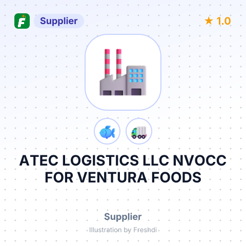 ATEC LOGISTICS LLC NVOCC FOR VENTURA FOODS – summary card, no photo uploaded yet