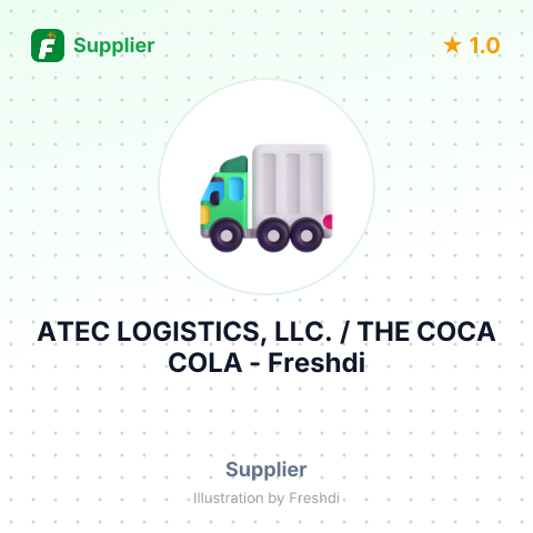 ATEC LOGISTICS, LLC. / THE COCA COLA – summary card, no photo uploaded yet