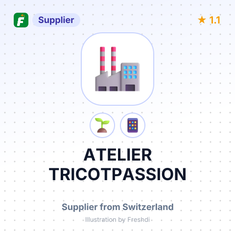 ATELIER TRICOTPASSION – summary card, no photo uploaded yet