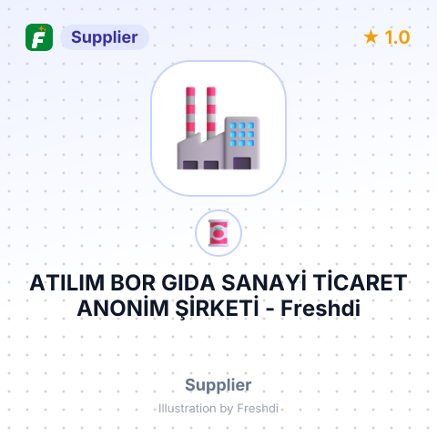ATILIM BOR GIDA SANAYİ TİCARET ANONİM ŞİRKETİ – summary card, no photo uploaded yet
