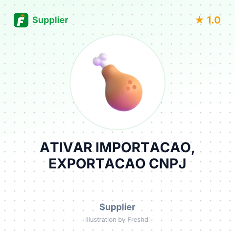 ATIVAR IMPORTACAO, EXPORTACAO CNPJ – summary card, no photo uploaded yet