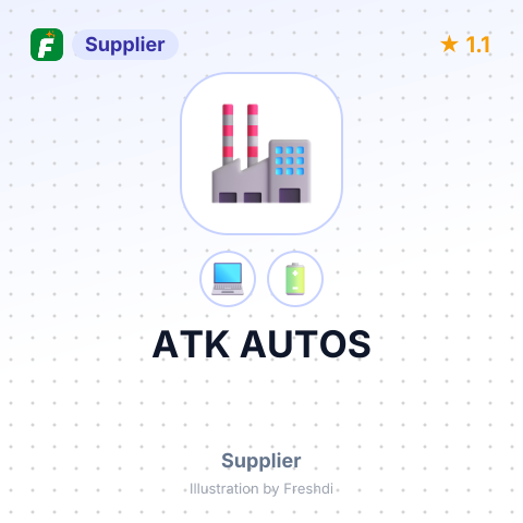 ATK AUTOS – summary card, no photo uploaded yet