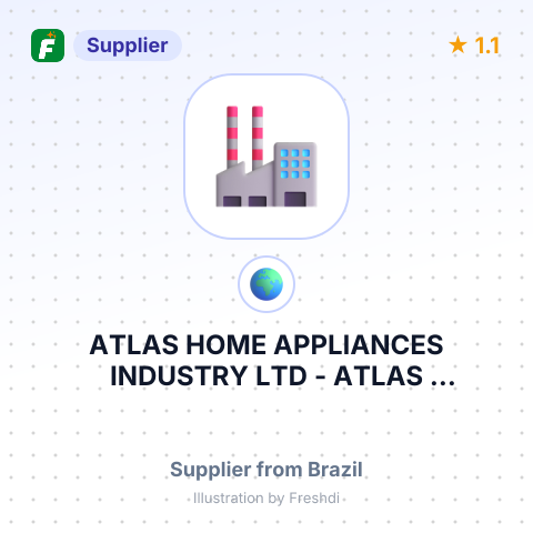 ATLAS HOME APPLIANCES INDUSTRY LTD - ATLAS ELETRODOMESTICOS – summary card, no photo uploaded yet