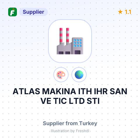ATLAS MAKINA ITH IHR SAN VE TIC LTD STI – summary card, no photo uploaded yet