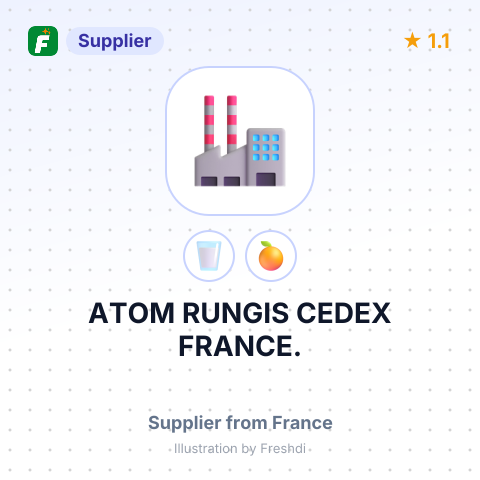ATOM RUNGIS CEDEX FRANCE. – summary card, no photo uploaded yet