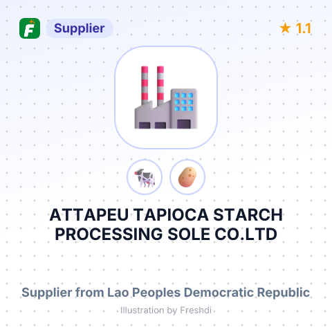 ATTAPEU TAPIOCA STARCH PROCESSING SOLE CO.LTD – summary card, no photo uploaded yet