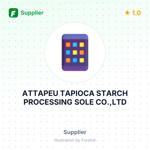 ATTAPEU TAPIOCA STARCH PROCESSING SOLE CO.,LTD – summary card, no photo uploaded yet