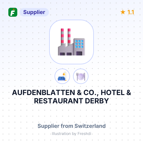 AUFDENBLATTEN & CO., HOTEL & RESTAURANT DERBY – summary card, no photo uploaded yet