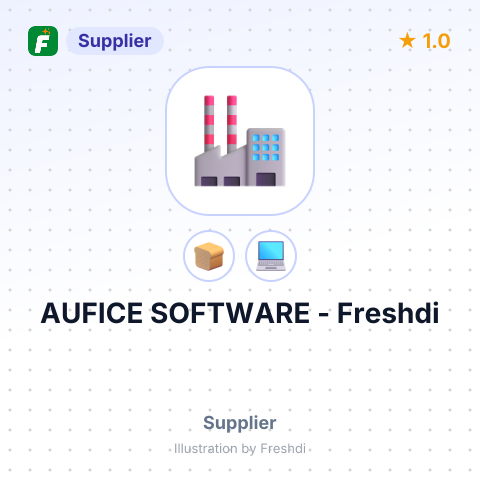 AUFICE SOFTWARE – summary card, no photo uploaded yet