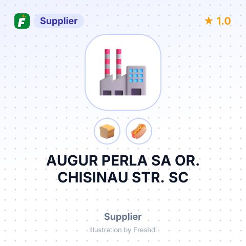 AUGUR PERLA SA OR. CHISINAU STR. SC – summary card, no photo uploaded yet