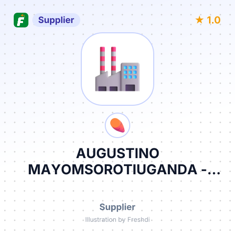 AUGUSTINO MAYOMSOROTIUGANDA – summary card, no photo uploaded yet