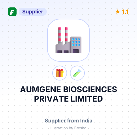 AUMGENE BIOSCIENCES PRIVATE LIMITED – summary card, no photo uploaded yet