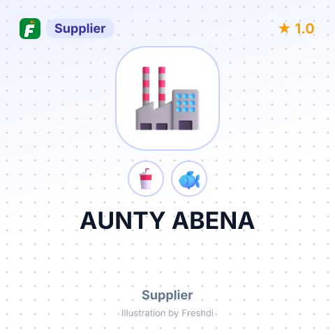AUNTY ABENA – summary card, no photo uploaded yet