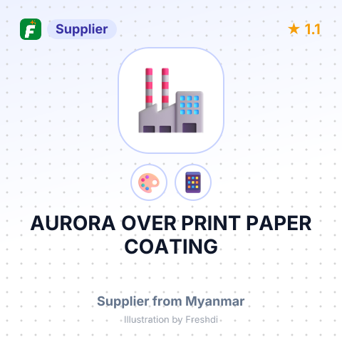 AURORA OVER PRINT PAPER COATING – summary card, no photo uploaded yet