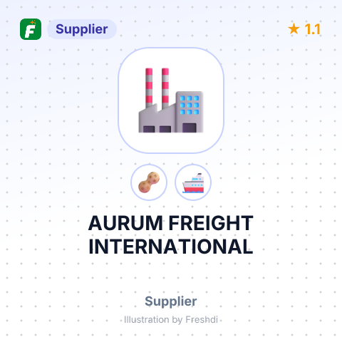 AURUM FREIGHT INTERNATIONAL – summary card, no photo uploaded yet