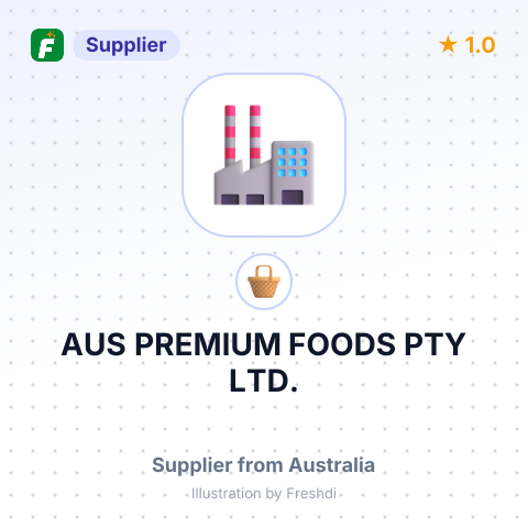 AUS PREMIUM FOODS PTY LTD. – summary card, no photo uploaded yet