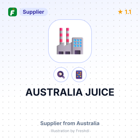 AUSTRALIA JUICE – summary card, no photo uploaded yet